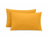 100% Cotton Sateen Pillowcases - Set of 2