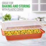 5 Pcs. Professional Home Kitchen Bake Pan Set - Commercial Grade Restaurant Quality Metal Bakeware, Pfoa, Pfos, Ptfe Free