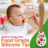 Stars Bamboo Dinnerware Set With Silicone Suction For Kids