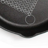 Stainless Steel Cast Iron Cleaner - Pan-Pot Dutch Oven Cleaning Tool, Metal Scraper Removes Stuck On Food