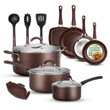 Kitchenware Pots & Pans Set – High-Qualified Basic Kitchen Cookware Set, Non-Stick (14-Piece Set)