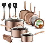 Kitchenware Pots & Pans Set – High Qualified Basic Kitchen Cookware Set, Non-Stick (14-Piece Set)