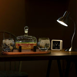 Home Bar Whiskey Decanter - Wine & Whiskey Glass Decanter Aerator Set With Whiskey Glasses, Elegant Decanter Design