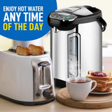 5L Digital Hot Water Dispenser - Instant Water Boiler / Water Heater, Auto Dispense Safety Lock, (5.283 Quarts)