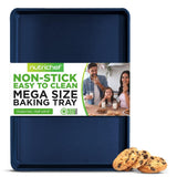 Non-Stick Mega Bake Pan - Stylish Metallic Coating, Dishwasher Safe And Pfoa, Pfos, Ptfe Free