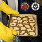 Non-Stick Mega Bake Pan - Stylish Metallic Coating, Dishwasher Safe And Pfoa, Pfos, Ptfe Free