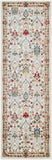Neola White/Brown Oushak Rug