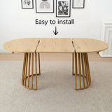 Nest 47.3"-71" Extendable Oval Dining Table