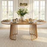 Nest 47.3"-71" Extendable Oval Dining Table