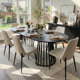 Nest 47.3"-71" Extendable Oval Dining Table