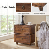 Peggie Transitional Farmhouse Combination Nightstand(Multiple Unit Options)