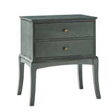 Dominique 28"Tall Solid Wood Nightstand with Hidden Outlet(Optional Types)