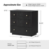 Camille Solid Wood Nightstand with Drawers
