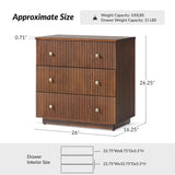 Camille Solid Wood Nightstand with Drawers