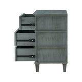 Lev 3-Drawer Nightstand