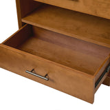 Yoel Hidden Drawer Nightstand with Built-in Outlets(Optional Types)