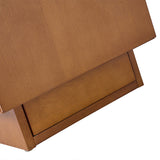 Yoel Hidden Drawer Nightstand with Built-in Outlets(Optional Types)