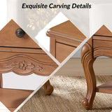 Nina Traditional Modern Exquisite Fully Assembled Nightstand with Hidden Drawer(Optional Types)