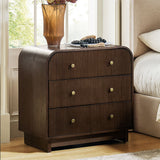 Albert Yanick 27" Tall 3-Drawer Nightstand