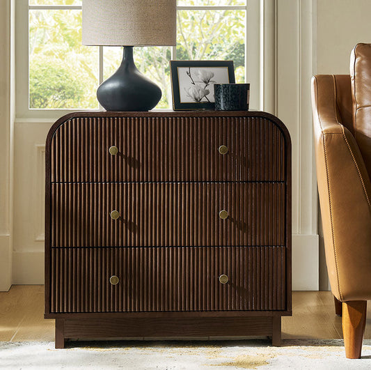 Albert Yanick 27" Tall 3-Drawer Nightstand