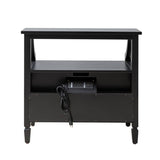 Grace 2 - Drawer Nightstand Chest with Built-in Outlets(Optional Types)
