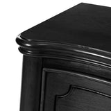 Bernhard 3-Drawer Traditional Style Nightstand Chest with Built-In Outlets(Optional Types)