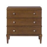 Lorenz Transitional 3-Drawer Nightstand with Charging Station(Optional Types)
