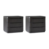 Yolanda Large 3-Drawer Nightstand with Hidden Storage(Optional Types)
