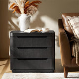 Yolanda Large 3-Drawer Nightstand with Hidden Storage(Optional Types)