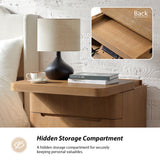 Yolanda Large 3-Drawer Nightstand with Hidden Storage(Optional Types)