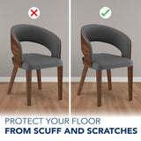 133 Pcs. Felt Furniture Pads - Protect Various Floors Including Hardwood, Laminate, Tile, And Vinyl