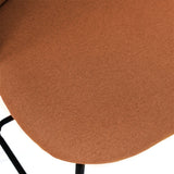 Nano 25'' Upholstered Low Back Counter Stool (Set of 2)