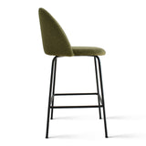 Nano 25'' Upholstered Low Back Counter Stool (Set of 2)