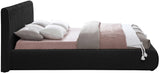 Nash Contemporary Boucle Fabric Bed with Deep Channel Tufting for Luxurious Bedroom Style
