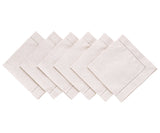 Hemstitch Cocktail Napkins - Set of 12