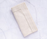 Hemstitch Cocktail Napkins - Set of 12