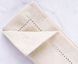 Natural Cotton Cocktail Napkins - 10 Inch
