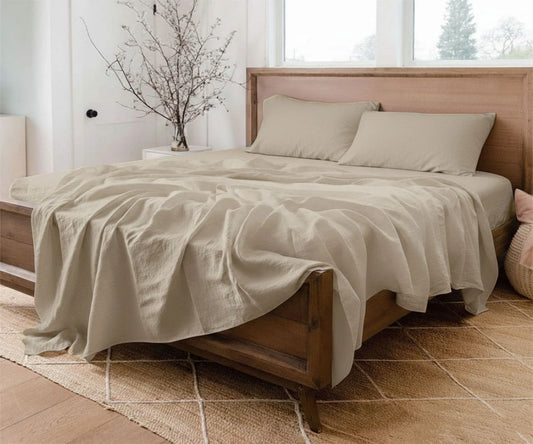 Natural Linen Sheet Set