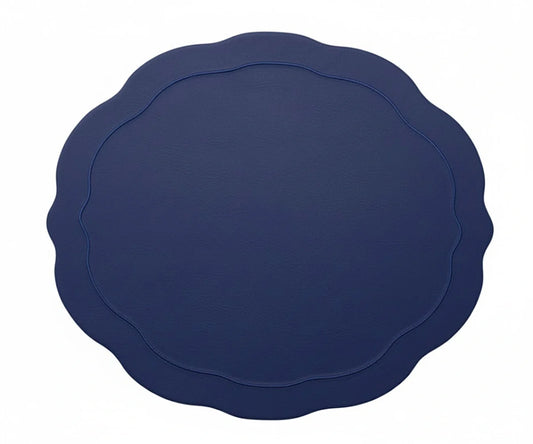 Navy Blue Oval Placemats