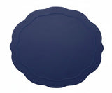 Navy Blue Oval Placemats