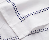 Pearls Navy Napkins Set of 12