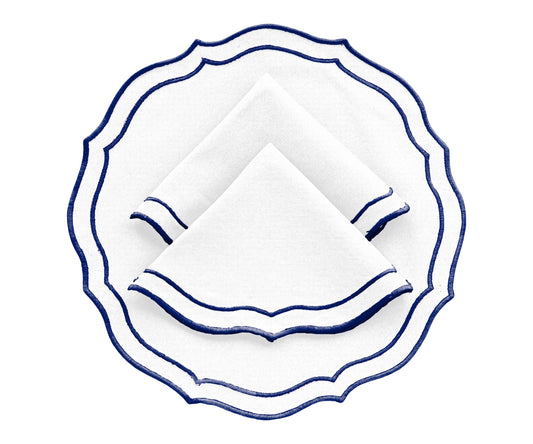 Navy Round Placemats