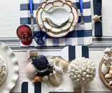 Navy Plaid Placemats - Cloth Placemats
