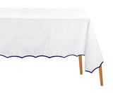 Scallop Embroidery Tablecloth