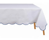 Embroidery Tablecloth - Navy Blue