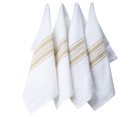 Beige Dish Towels Set of 4