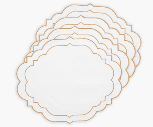 Oval Placemats Set of 4 - Cotton Placemats