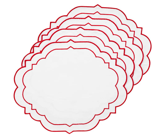 Oval Placemats Set of 4 - Cotton Placemats