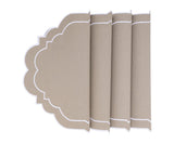 Oval Placemats Set of 4 - Cotton Placemats