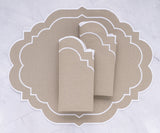 Oval Placemats - Cloth Placemats Set of 4